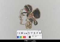 藏品(中國湖北皮影戲偶頭-生)的圖片
